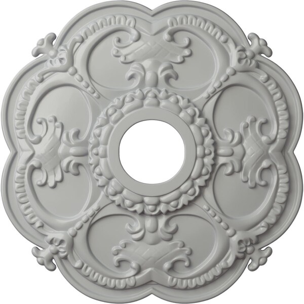 Ekena Millwork Rotherham Ceiling Medallion (Fits Canopies up to 3 1/2"), 18"OD x 3 1/2"ID x 1 1/2"P, Frost CM17ROFRF - main